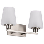 Lune 2-Light Bath Vanity Light in Brushed Nickel
