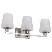 Lune 3-Light Bath Vanity Light in Brushed Nickel