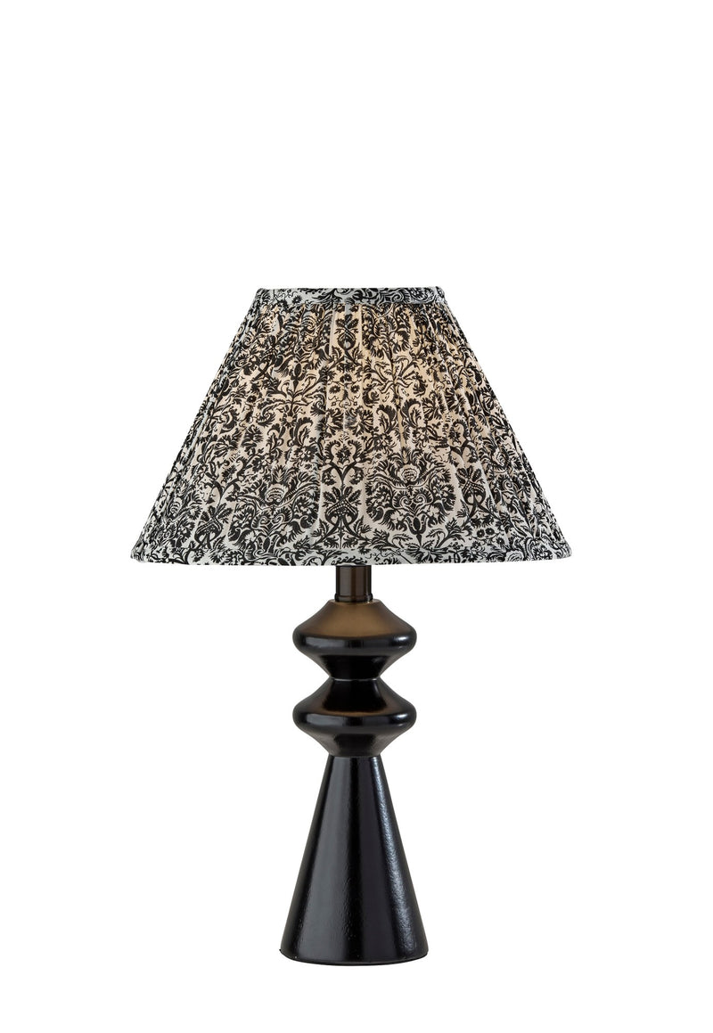Dahlia 18" Table Lamp in Black