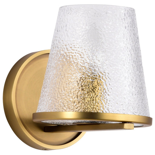 Valentine Bath Sconce in Vintage Brass