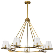 Valentine 7-Light Chandelier in Vintage Brass