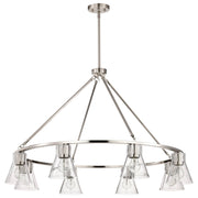 Gianna 8-Light Chandelier in Brushed Nickel