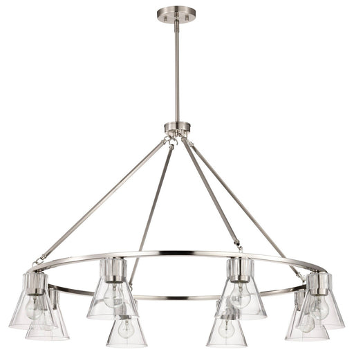 Gianna 8-Light Chandelier in Brushed Nickel