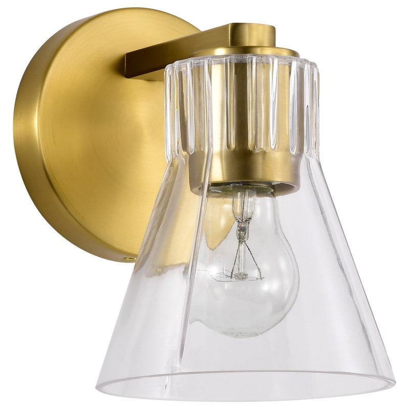 Gianna Bath Sconce in Vintage Brass