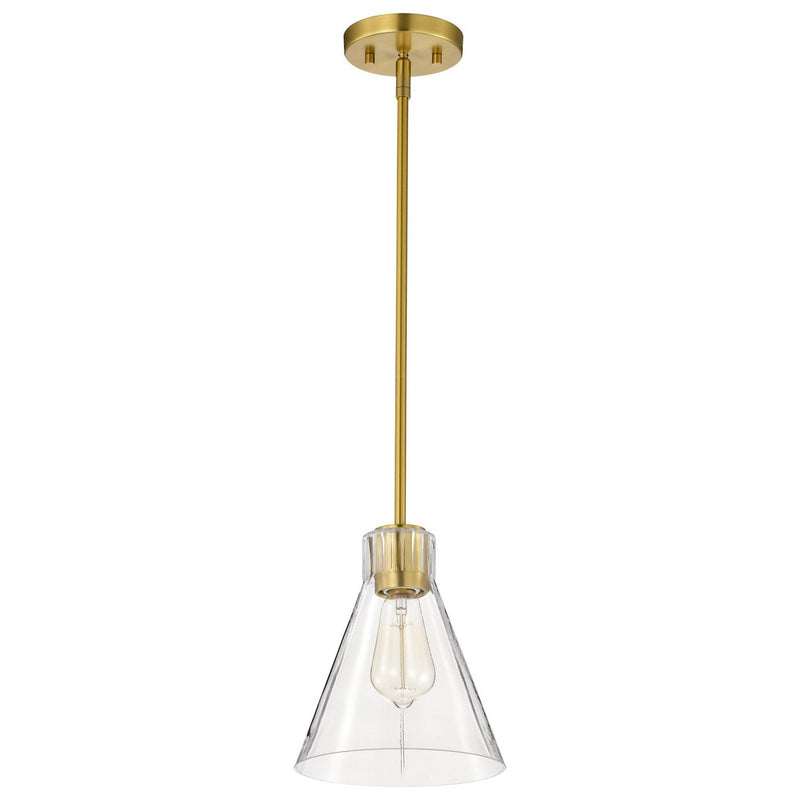 Gianna Mini Pendant in Vintage Brass