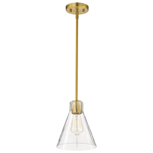 Gianna Mini Pendant in Vintage Brass