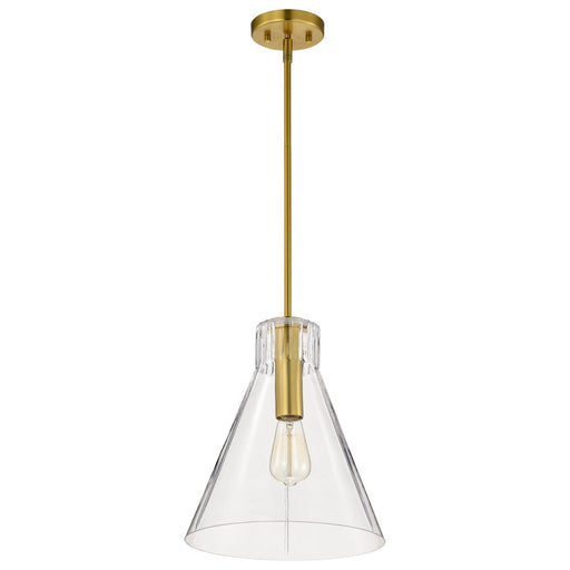 Gianna Pendant in Vintage Brass