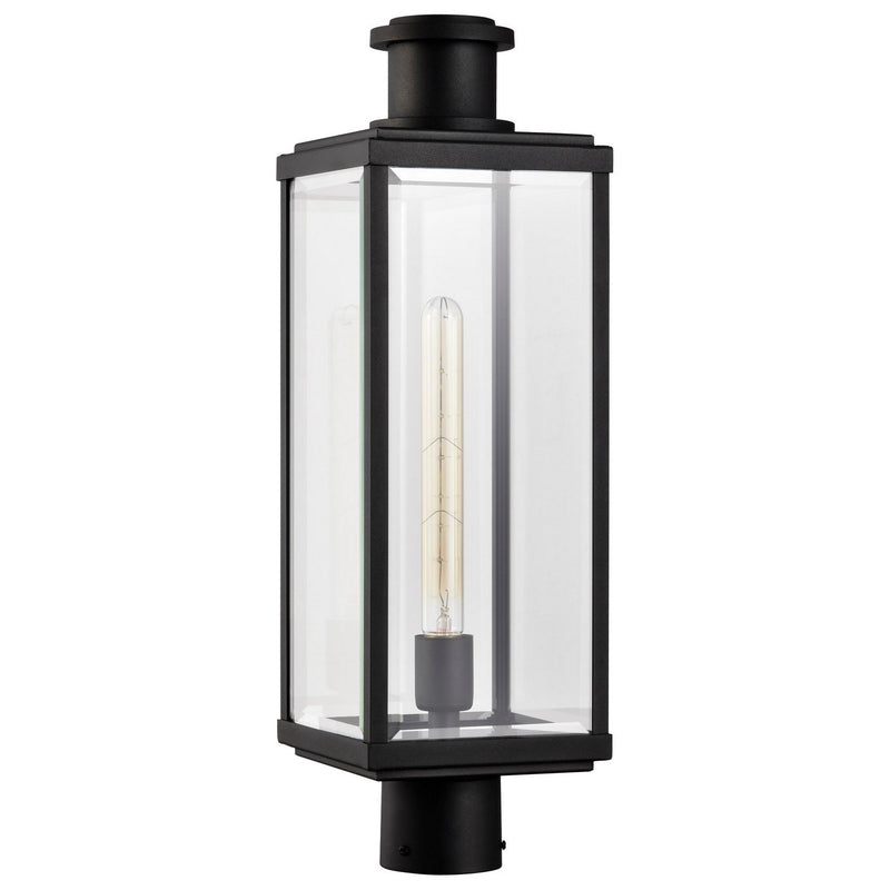 Luca Outdoor Post Light in Sand Black
