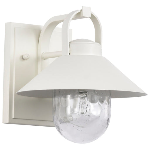Ridge 8" Outdoor Wall Sconce in White