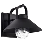 Ridge 10" Outdoor Wall Sconce in Black