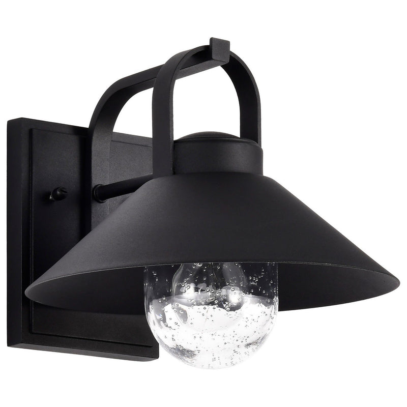 Ridge 10" Outdoor Wall Sconce in Black
