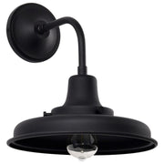Morris 12" Outdoor Wall Sconce in Black