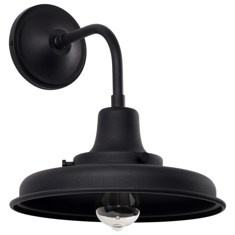 Morris 12" Outdoor Wall Sconce in Black