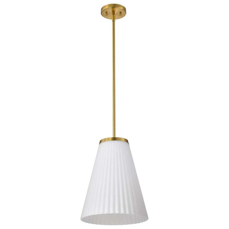 Royale Pendant in Burnished Brass
