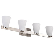 Royale 4-Light Bath Vanity Light in Brushed Nickel