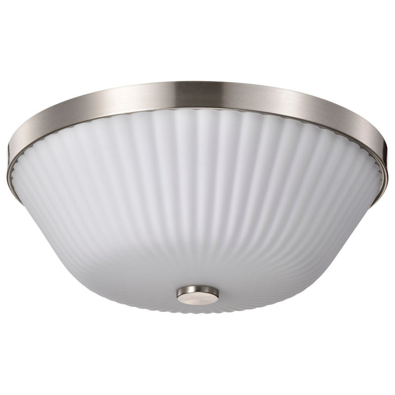 Royale 3-Light Flush Mount in Brushed Nickel