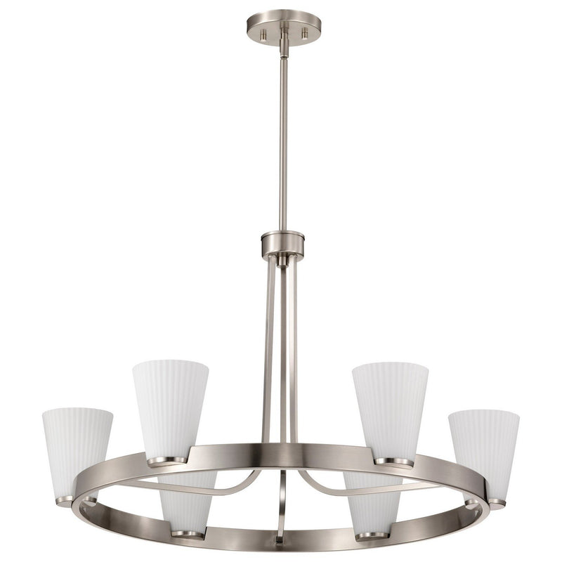 Royale 5-Light Chandelier in Brushed Nickel