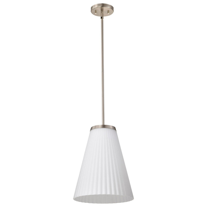 Royale Pendant in Brushed Nickel