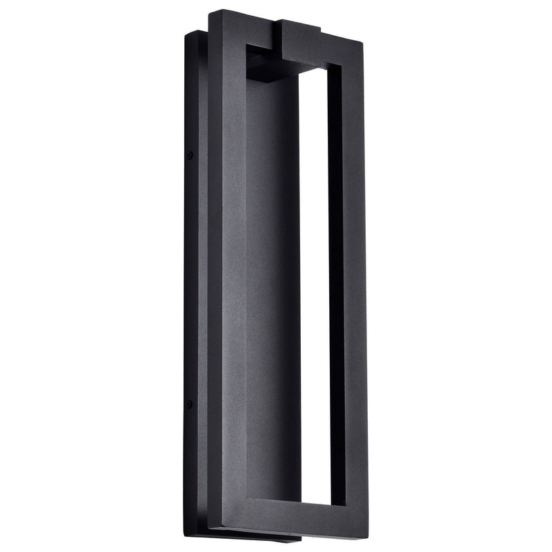 Crew LED Outdoor Wall Sconce in Sand Black