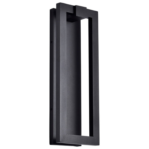 Crew LED Outdoor Wall Sconce in Sand Black