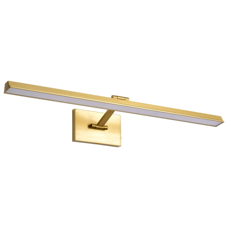 Hazel 36" LED Picture Light in Vintage Brass