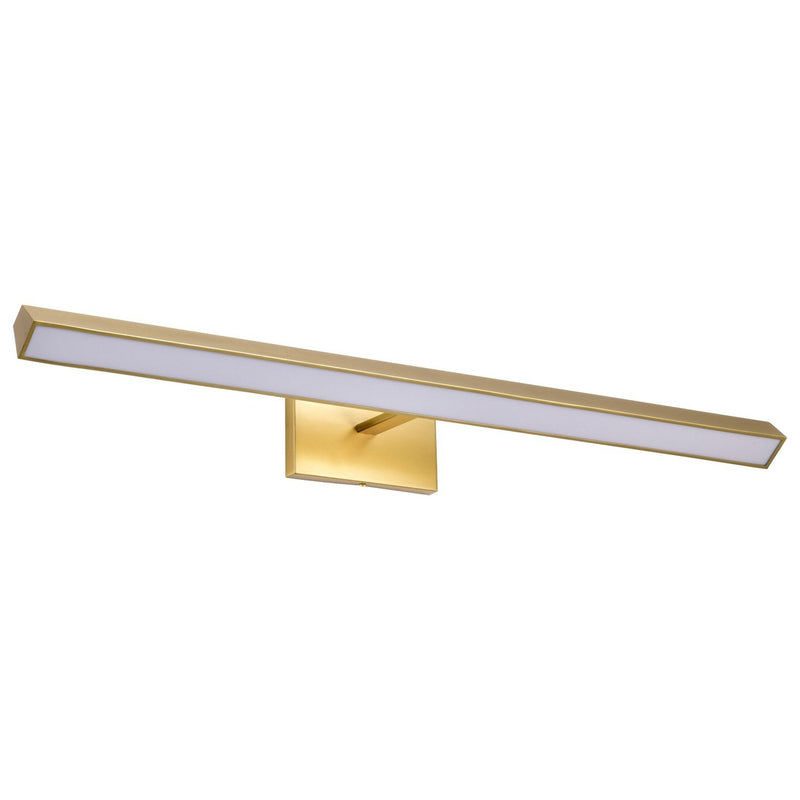 Mila 36" LED Picture Light in Vintage Brass