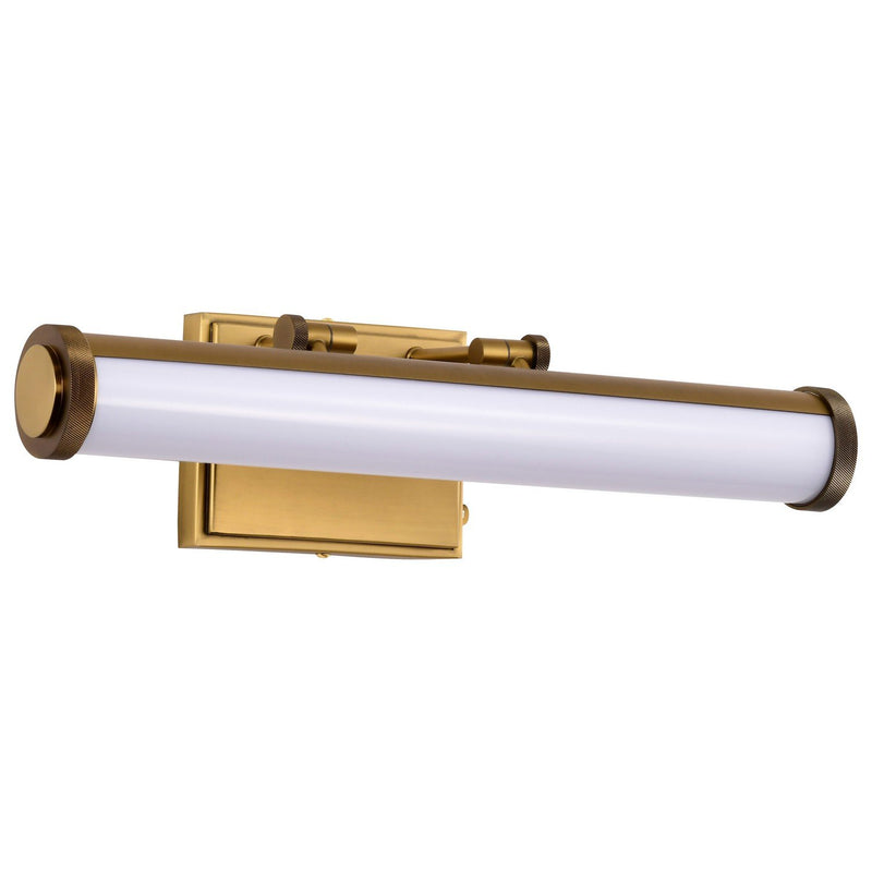 Cora 18" LED Bath Vanity Light in Vintage Brass