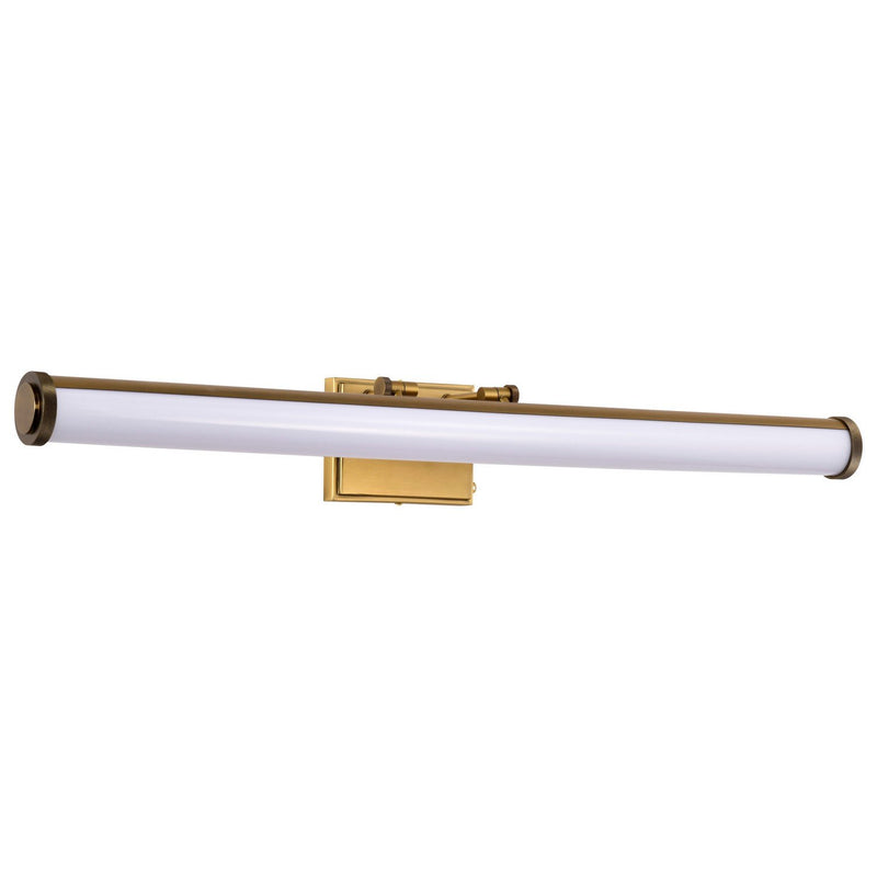 Cora 36" LED Bath Vanity Light in Vintage Brass