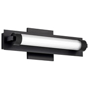 Larissa 14" LED Bath Vanity Light in Black