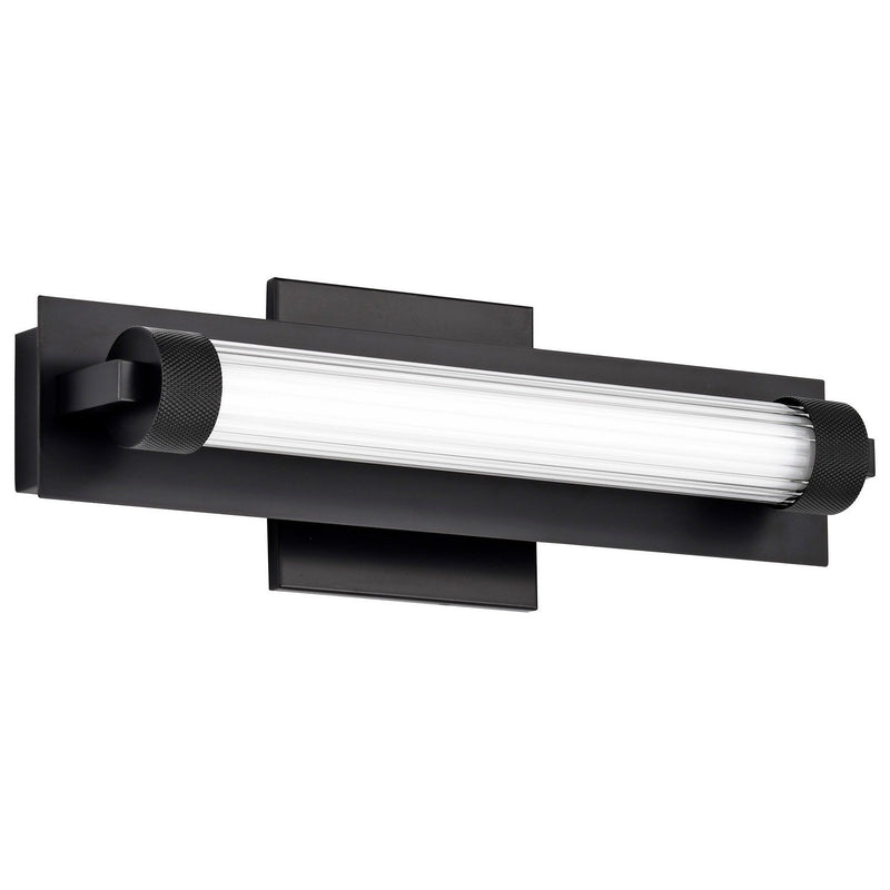 Larissa 14" LED Bath Vanity Light in Black