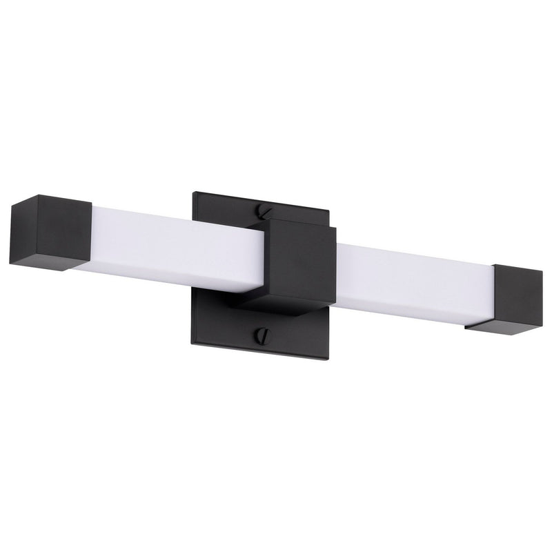 Brightwyn 16" LED Bath Vanity Light in Matte Black