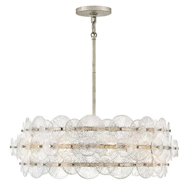 Rene 6-Light Drum Pendant in Glacial