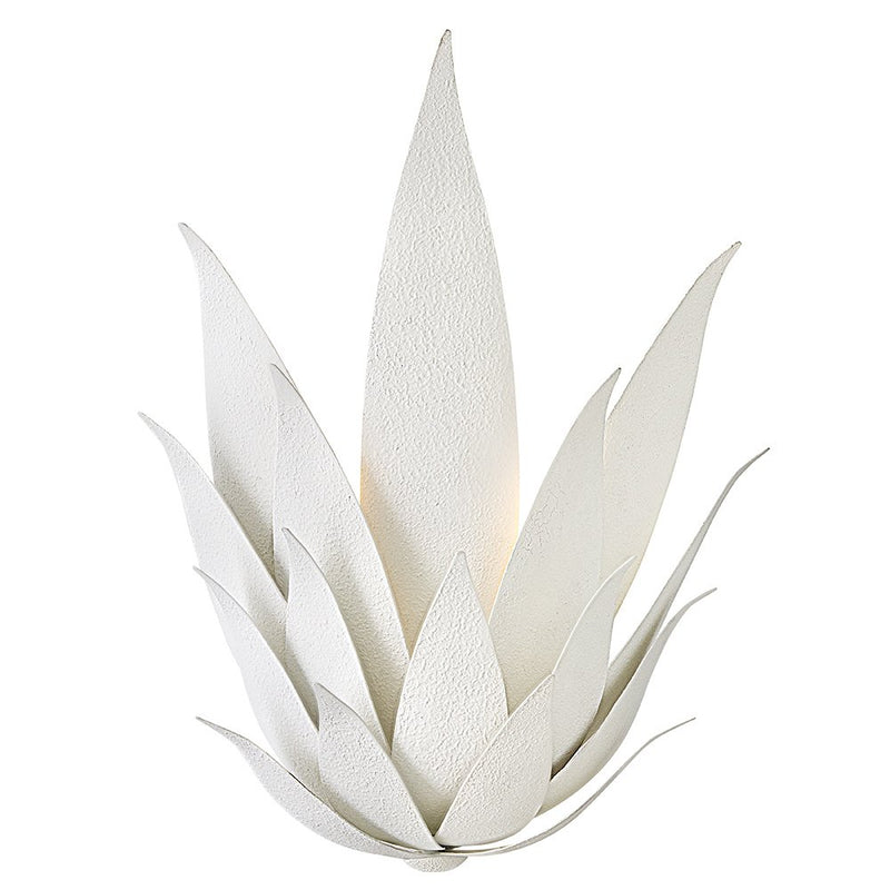Agave 2-Light Wall Sconce in Textured Plaster