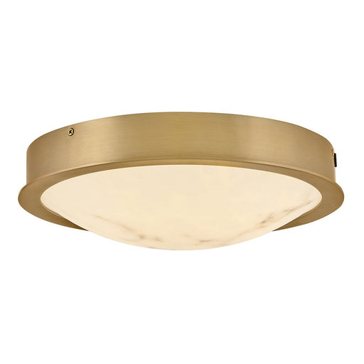 Cava 12.75" LED Flush Mount in Lacquered Brass