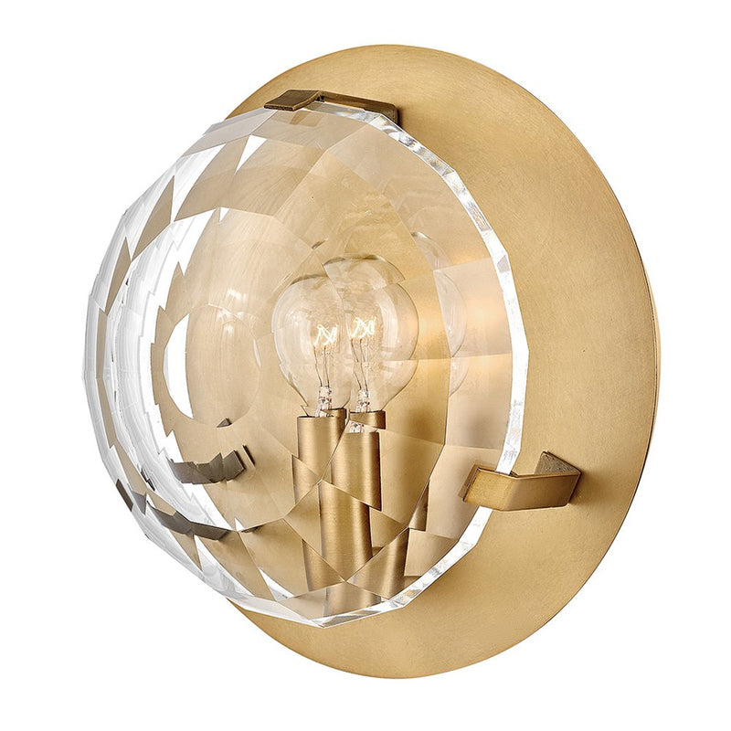 Nala Wall Sconce in Heritage Brass