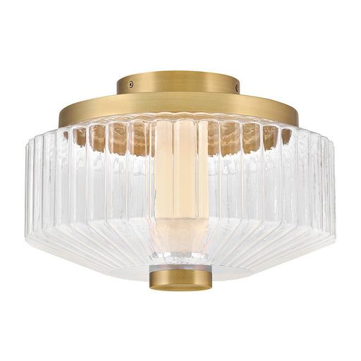 Reign Flush Mount in Lacquered Brass