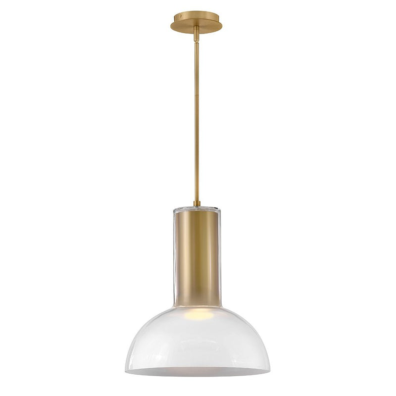 Ombra Pendant in Lacquered Brass