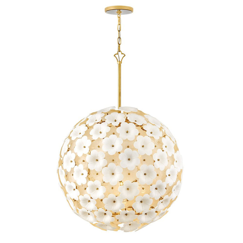 Marianne 7-Light Pendant in Deluxe Gold