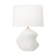Broxton Medium Table Lamp in Matte White Ceramic