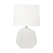 Tallulah Medium Table Lamp in Matte White Ceramic