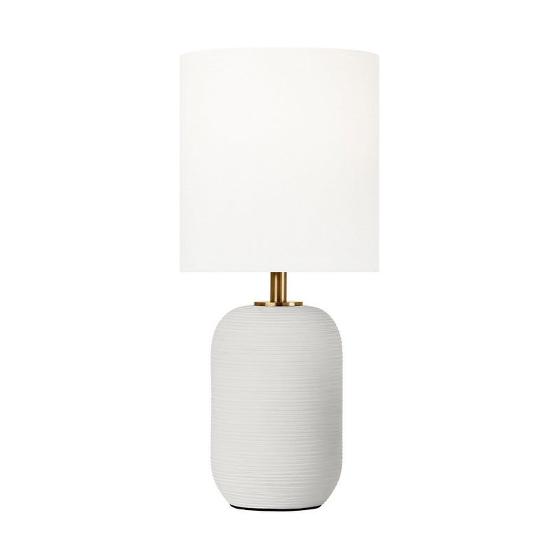 Fanny Small Table Lamp in Matte White Ceramic
