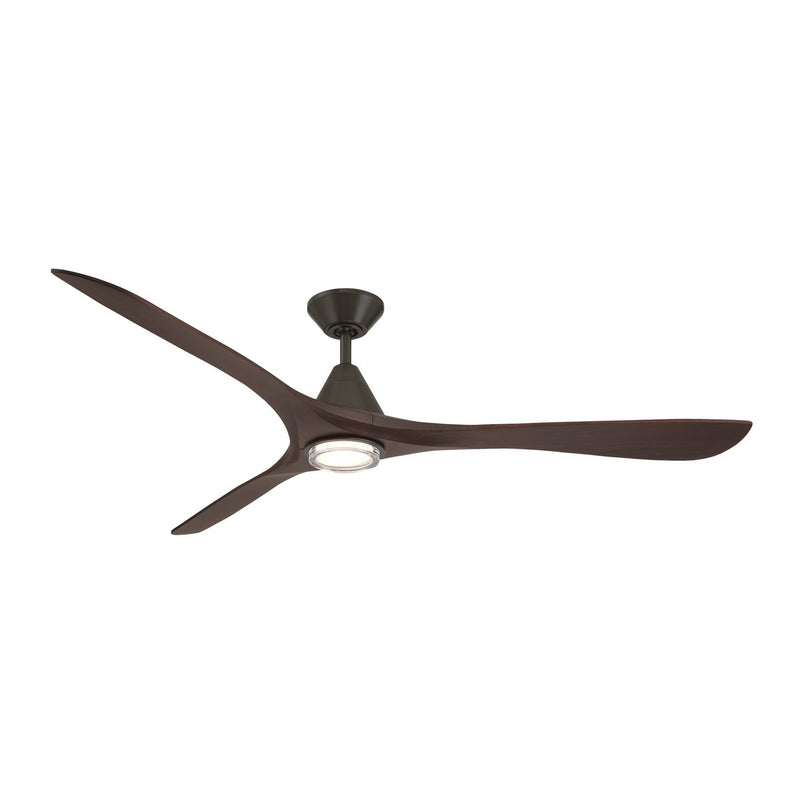 Carve 72" Outdoor Ceiling Fan in Bronze / Dark Walnut