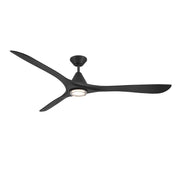 Carve 72" Outdoor Ceiling Fan in Matte Black