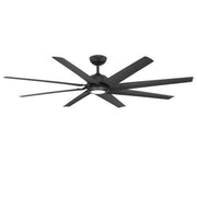 Roboto XL 70" Outdoor Ceiling Fan in Matte Black