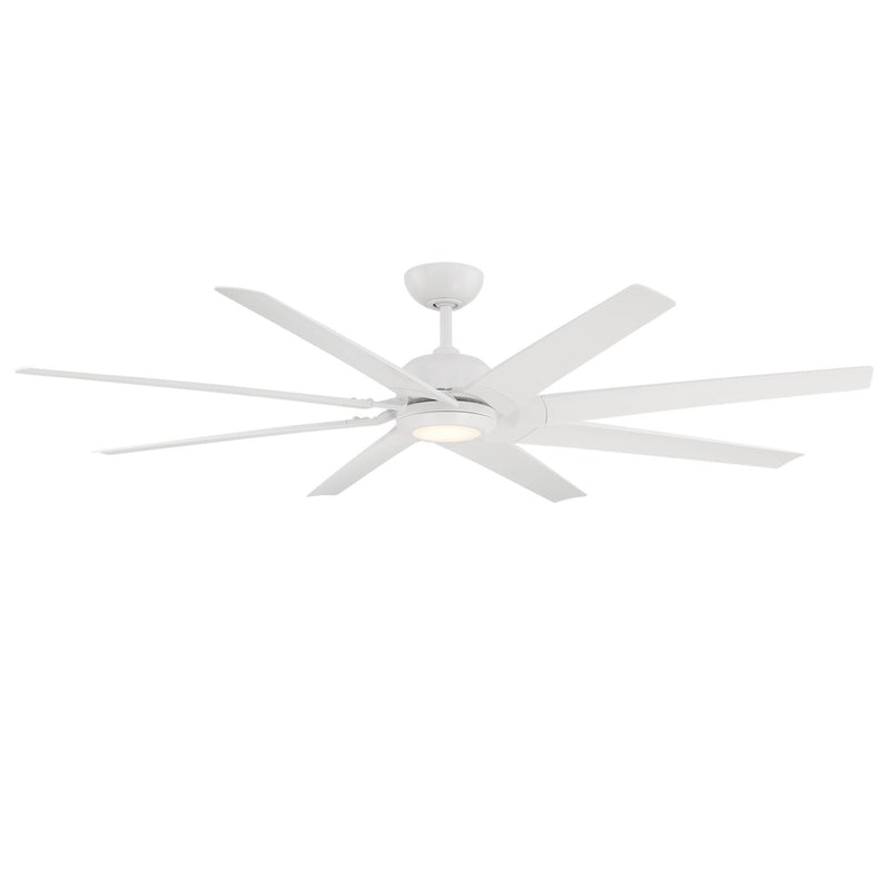 Roboto XL 70" Outdoor Ceiling Fan in Matte White