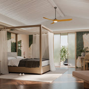 Mylo 70" Outdoor Ceiling Fan with Light in Anvil Iron