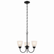 Jolie 3-Light Chandelier in Black