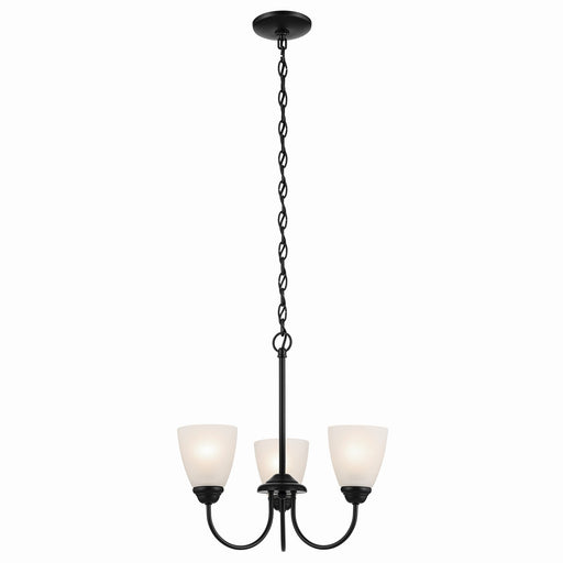 Jolie 3-Light Chandelier in Black