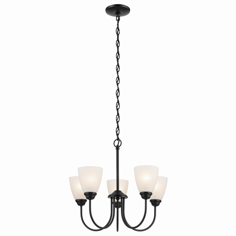 Jolie 5-Light Chandelier in Black