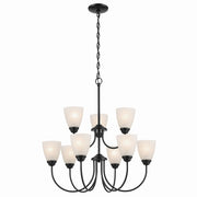 Jolie 9-Light Chandelier in Black